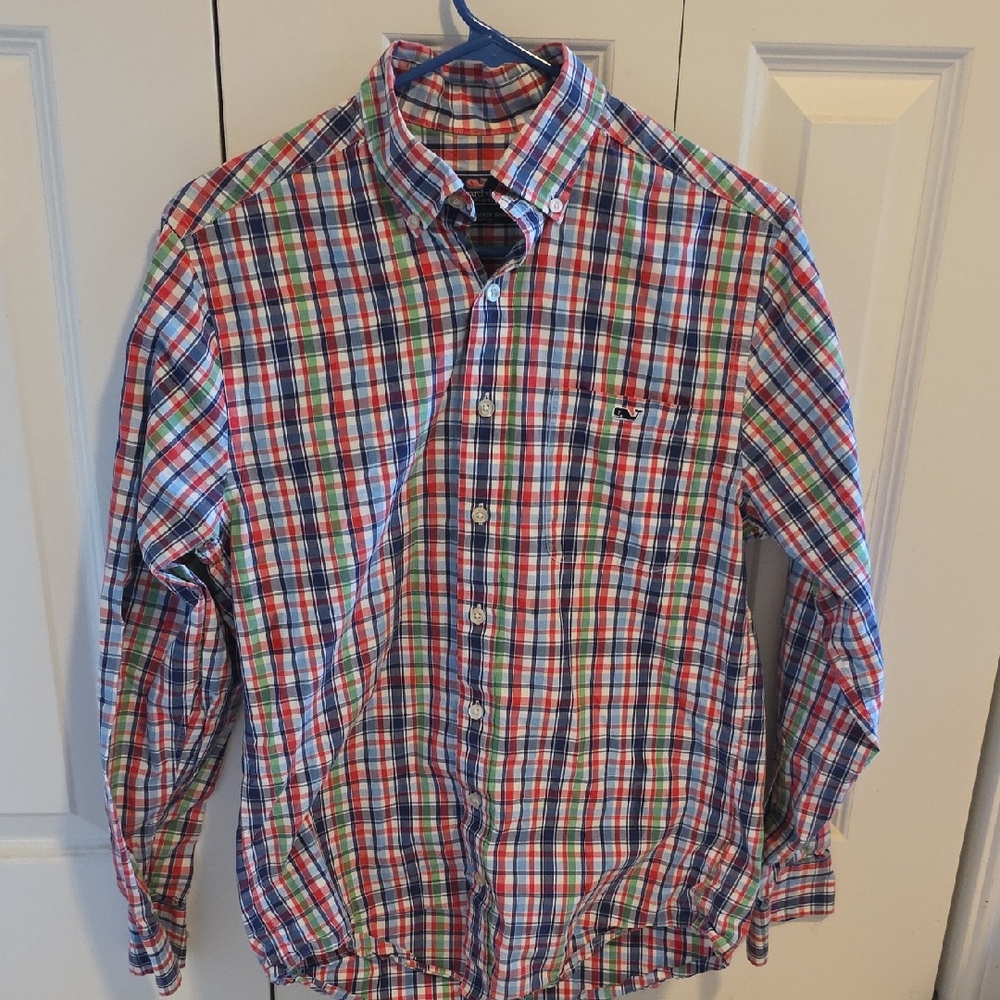 Vineyard Vines Men's Multicolor Plaid Shirt